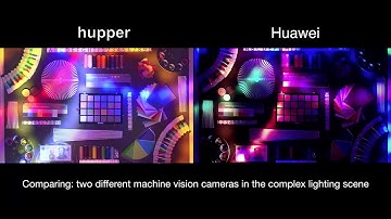 Xilinx FPGA Camera Color Reduction test comparing with HUAWEI
