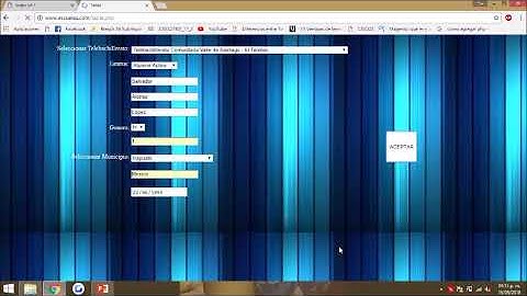 Funcionamiento de una conexión de php, html y mysql.