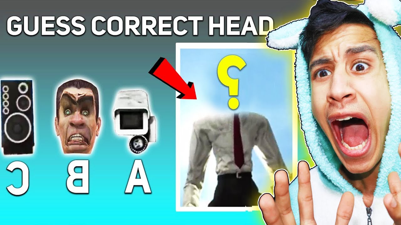 تحدي تخمين ما هي رأس حمام شتبي دوب دوب يس يس الصحيحة !! .. SKIBIDI TOILET 😱