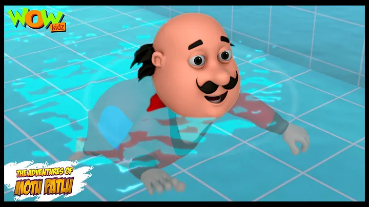 Motu Patlu Cartoons In Hindi |  Animated Series | Swimming Pool | Wow Kidz