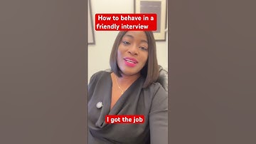 Interview Tips| friendly interviewer | #careergrowth #projectmanagement #jobsearch #business #work