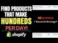 Find Products That Make You Hundreds PER DAY (Shopify Hack)