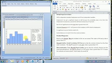 HOW TO DO MULTIPLE REGRESSION  EVIEWS
