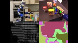 Visual Collision Detection for Corrective Reactions during Grasp Execution on a Humanoid Robot