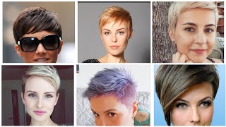 Top Trending 32 Hair Dye Colours with Awesome pixie Cutting Ideas for women 💞