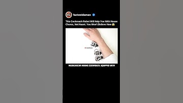 This Cockroach Robot Will Help You With House Chores, Not Haunt. Know How #robot #shorts