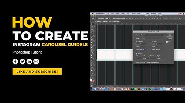 How to create Instagram carousel GUIDES in Photoshop