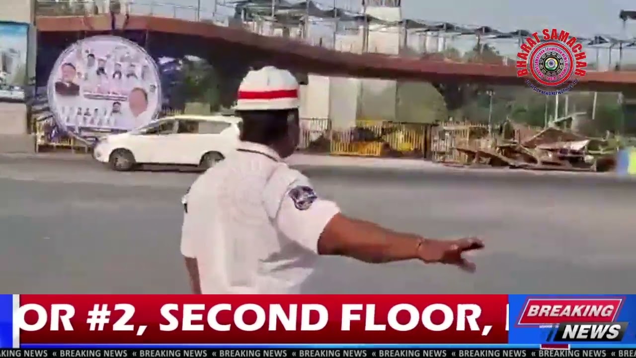 Police stopped traffic at Uppal Ring Road for 15 minutes for Bhatti Vikramarka