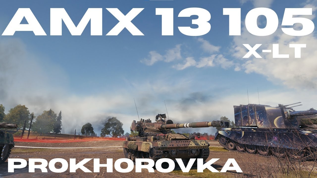 World of Tanks Replays - AMX 13 105 - 12.4K spot damage in tier 10