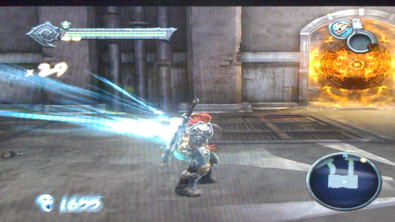 4 DarkSiders) Versing a monster on broken Bridge YouTube