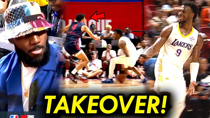 Best Game ni Bronny James sa summer league, napa WOW nalang si LeBron sa Takeover mode ni Bronny!