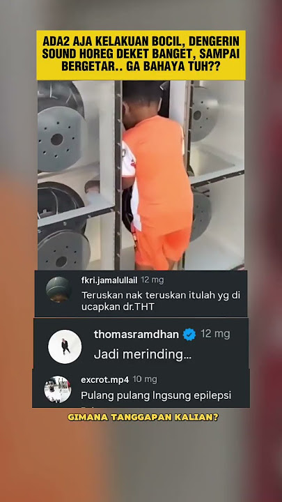 Bocil Dengerin Sound Horeg Sampai Bergertar, Bahaya Gak Sih? #shorts #soundhoreg #bocil