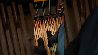 jazz solo on organ pedals