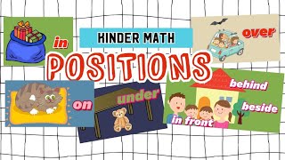 Positions | In-On | Over-Under | In Front, Beside, and Behind | Kinder Math