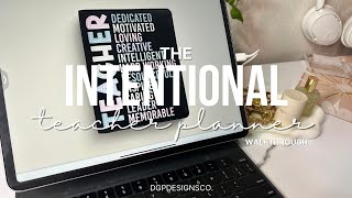 Digital Teacher Planner Walkthrough | August-July Teacher Planner 📝