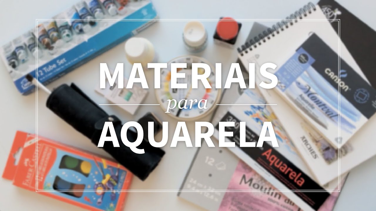 Materiais para Aquarela