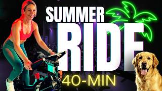 🌴 40-Min Indoor Cycling Workout | Endurance Rhythm Ride | Spin Class at Home | Summer Ready!