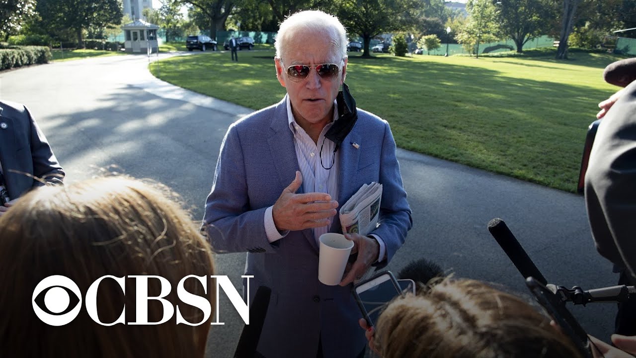 Biden says he'll "work like hell" to pass infrastructure and social programs spending bills - YouTube