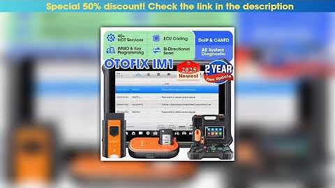Exclusive OTOFIX IM1 Key Fob Programmer 2 Years Free Update IMMO Key Programming Tool All System Ca