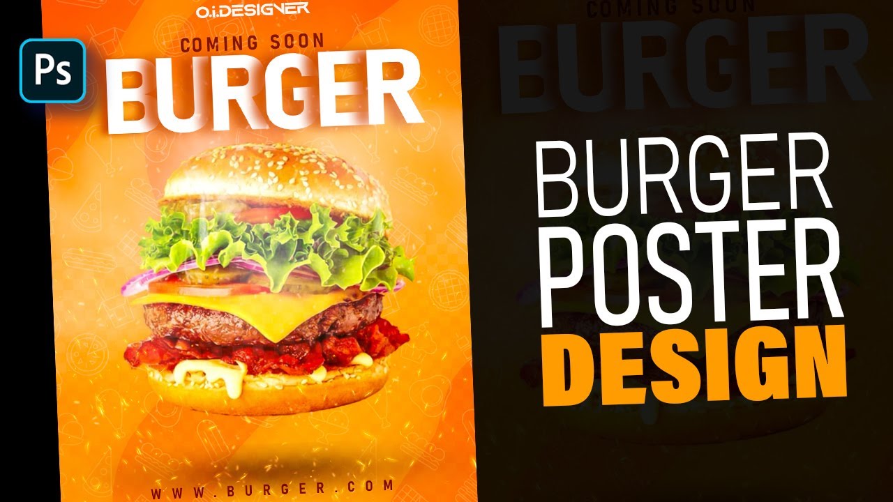 How to Create a Unique Burger Poster Design in Photoshop