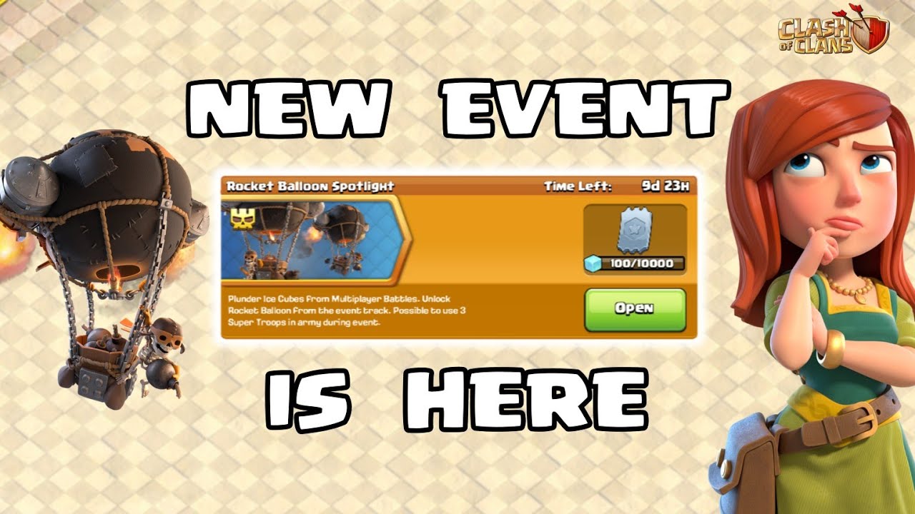 Rocket Balloon Spotlight Event is here | Introduction | Clash of clans | Malayalam