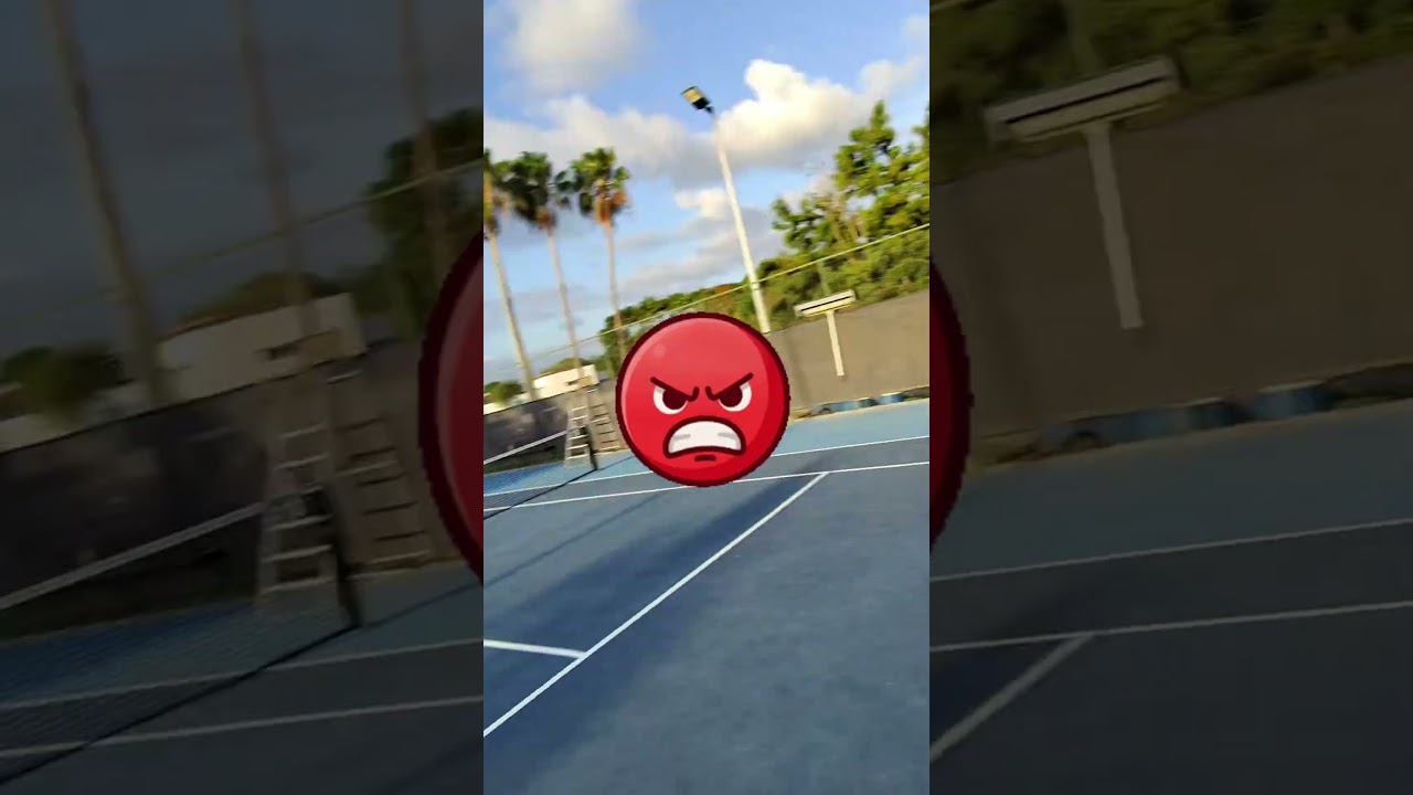 We Had 2 Tennis Courts… So We Did This 😂 #curacao #tennis #bluebay