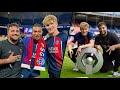 On clbre le titre avec les joueurs du psg cest la vido de lanne