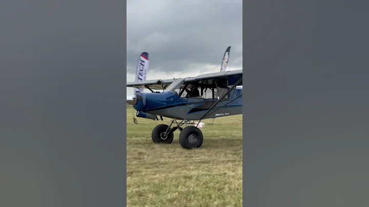 Brian Steck landing at the National STOL finals in Gainesville Texas.