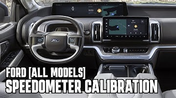 FORD [All Models] - Speedometer Calibration Tool Installation