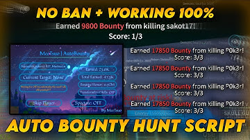Blox Fruits Script: AUTO BOUNTY HUNT Script "NO BAN" WORKING 100% (Get 30m Bounty Fast!!) 