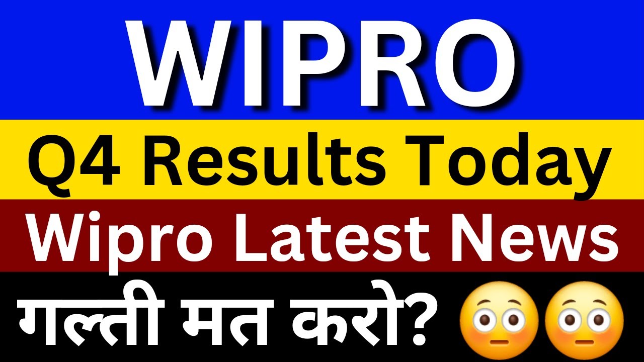 Wipro Share Latest News | Wipro Share News | Wipro Share Q4 Results ...
