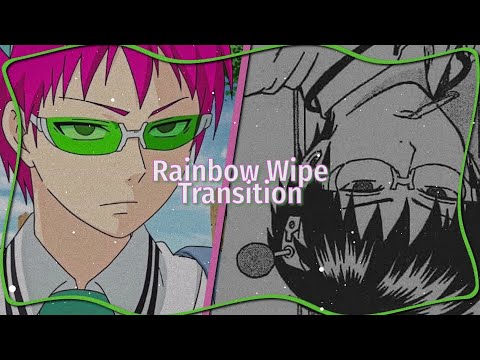 Rainbow / Colorful Radial Wipe Transition Tutorial In Alight Motion