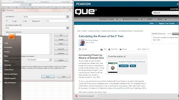 Biostatistics Power Sample Size Excel and JMP