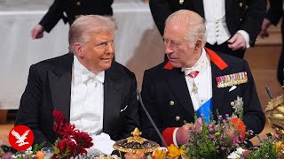 Download Lagu Donald Trump haalt uit naar Prins Harry tijdens toespraak tijdens staatsbanket MP3