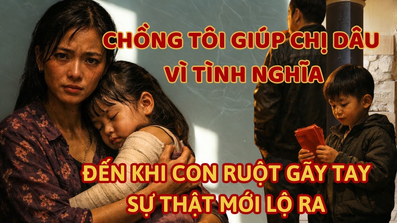 Chồng tôi nói giúp chị dâu góa chỉ vì nghĩa tình – đến khi con ruột gãy tay, sự thật mới lộ ra
