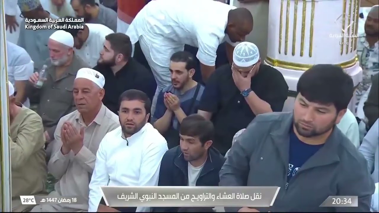 Peaceful Taraweeh in Madina | 19th Ramadan Night | Masjid an-Nabawi | صلاة التراويح