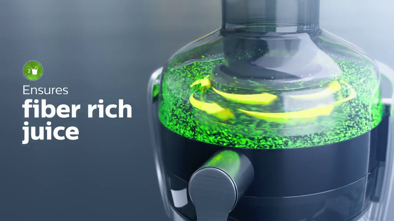 Philips Centrifugal Juicer with FiberBoost technology YouTube