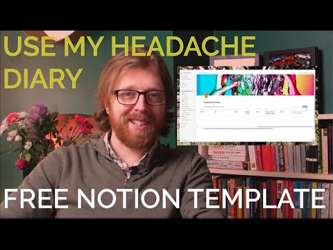 Headache & Migraine Diary in Notion | Free Notion Template