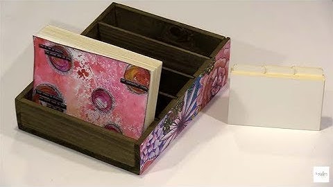 Watercolor Index Cards & The Perfect Storage Box by Joggles.com
