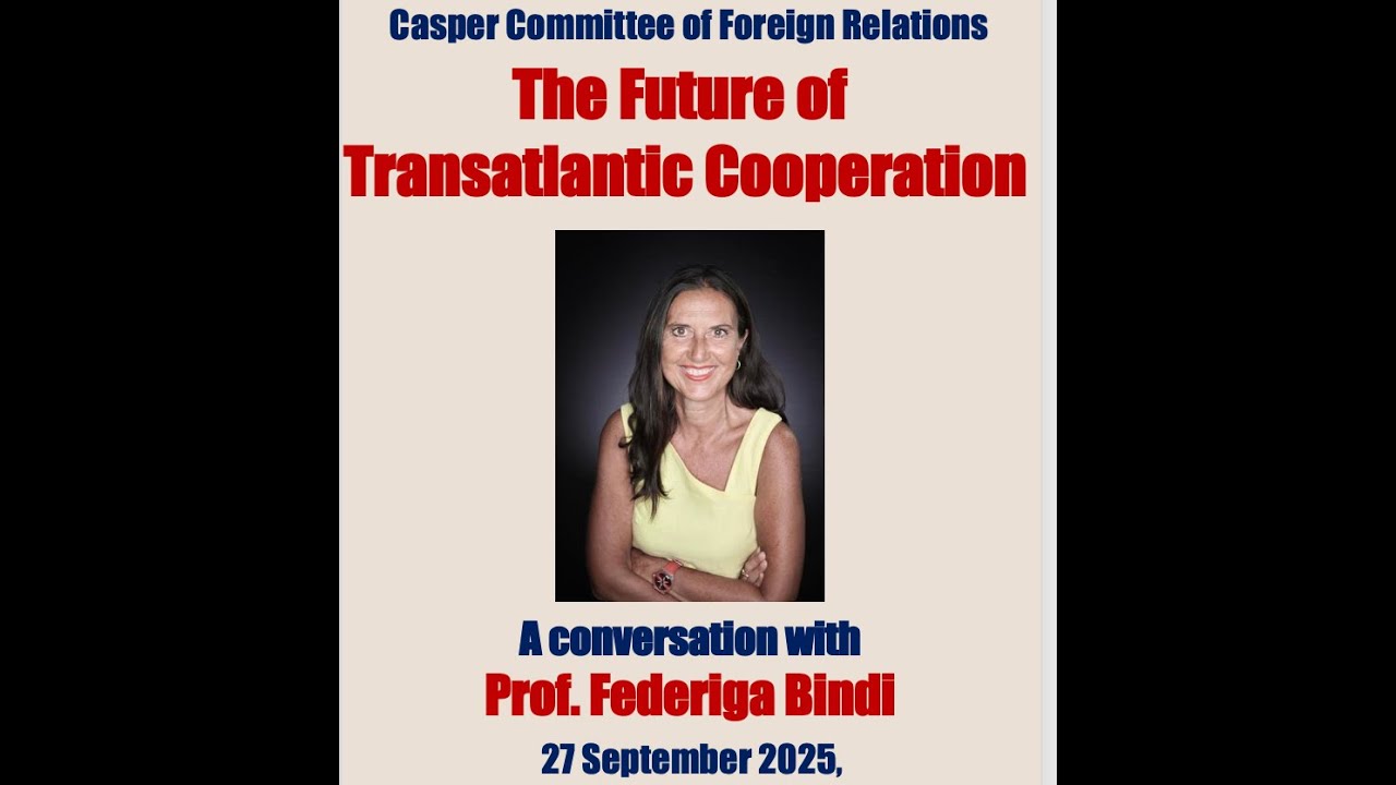 The Future of Transatlantic Cooperation - YouTube