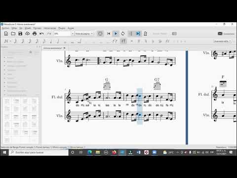 HIMNO AVENTUREROS- FLAUTA DULCE + PARTITURA