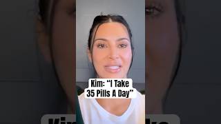 Kim: “I Take 35 Pills A Day” #shorts #kimkardashian #wellnessroutine