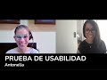 Prueba de Usabilidad con Antonella [Experiencias de Airbnb]