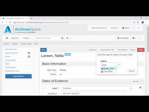 Enhanced Agent merging in ArchivesSpace - new as of v2.5.2