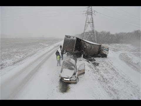 Зимние аварии. Подборка 2014