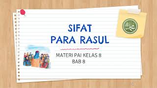 8TH GRADE ISLAMIC EDUCATION MATERIAL || CHAPTER 8 || ATTRIBUTES OF THE APOSTLES 8TH GRADE ISLAMIC EDUCATION MATERIAL || CHAPTER 8 || ATTRIBUTES OF THE APOSTLES