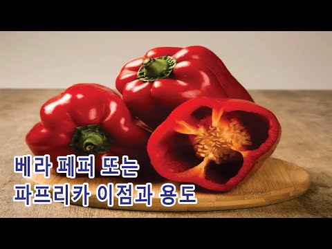 <strong>베라</strong> 페퍼 또는 파프리카 이점과 용도
