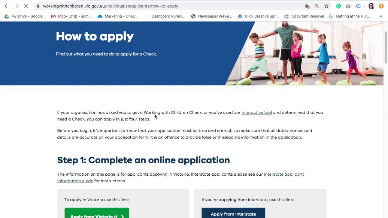 Working With Children Application Process YouTube Working With Children Application Process YouTube