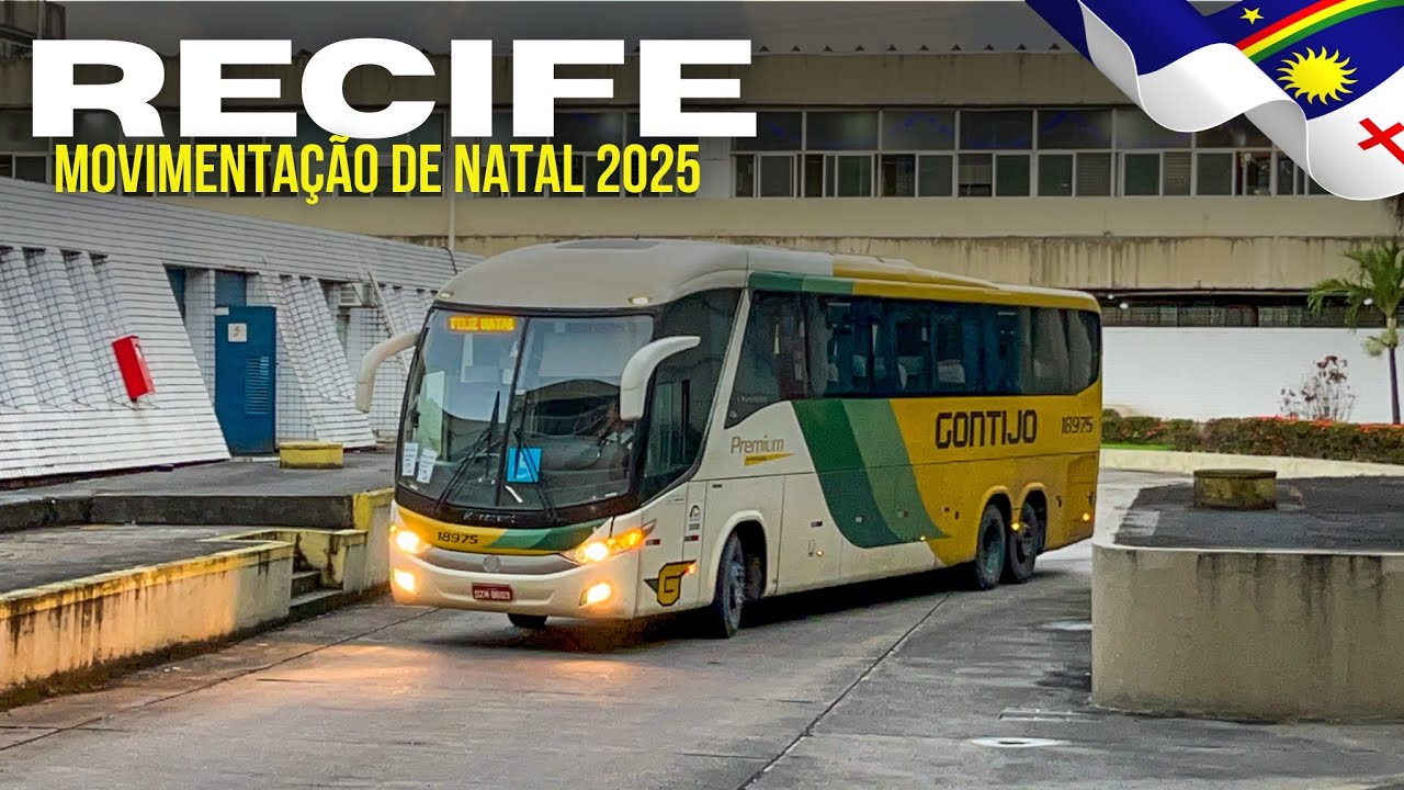 MOVIMENTAÇÃO INTENSA na RODOVIÁRIA DE RECIFE no Natal de 2025 - DEMANDA demais!
