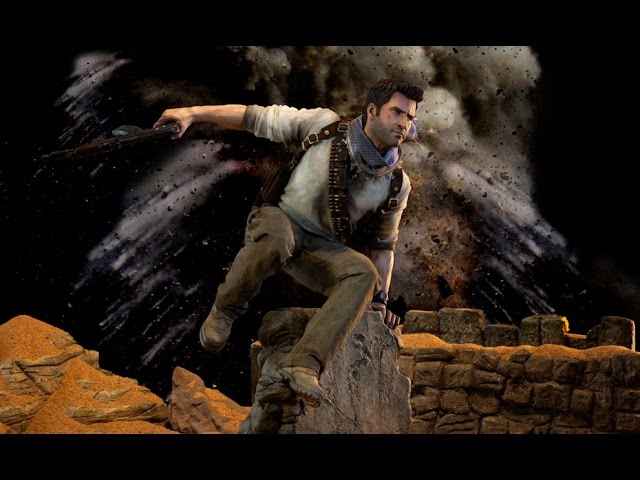 Uncharted 3 Nathan Drake Premium Format Figure Exclusive with Alternate  hand